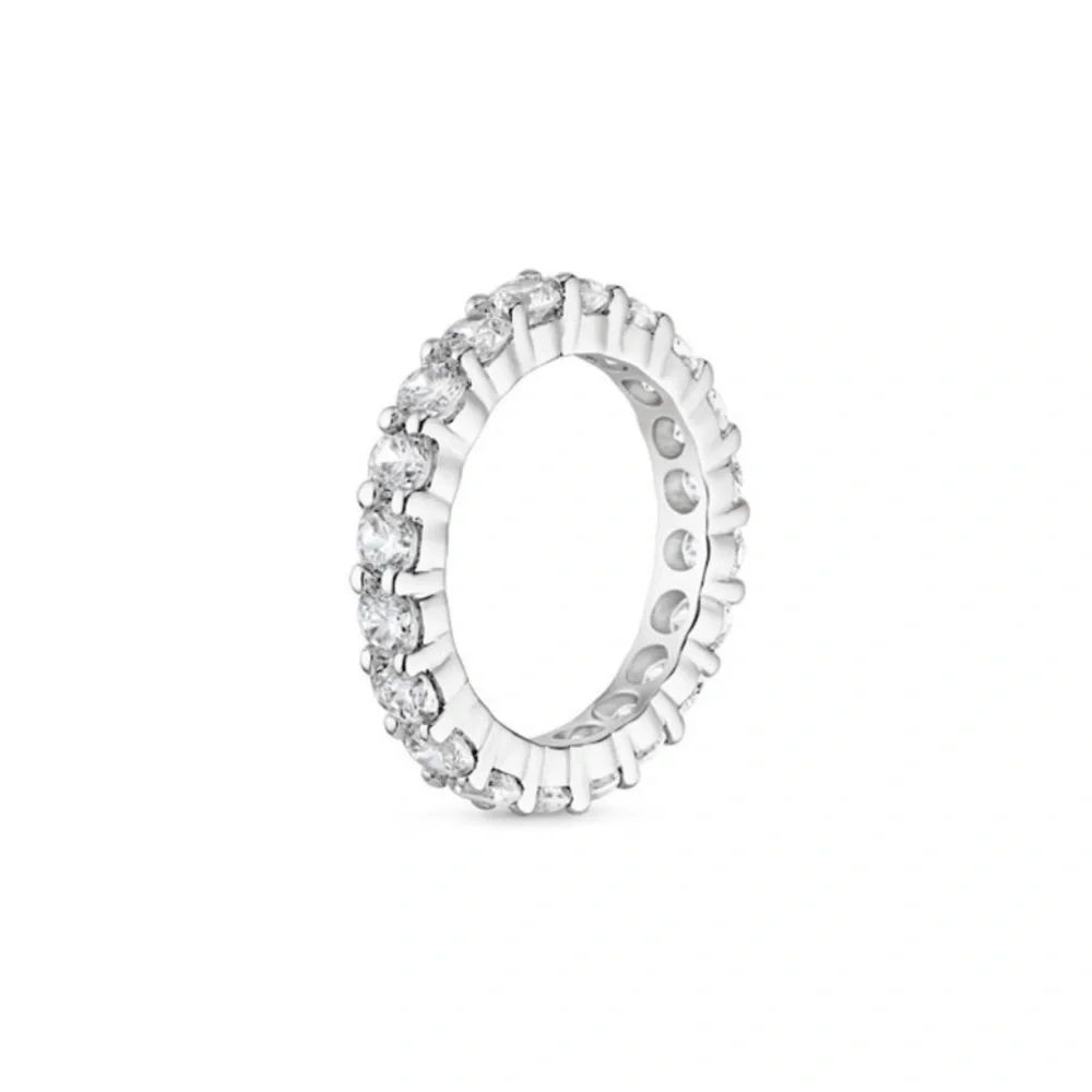 NWT 4.5ct Eternity Band - Round Solitaire Stones - Neiman Marcus - Size 6 - Picture 14 of 15